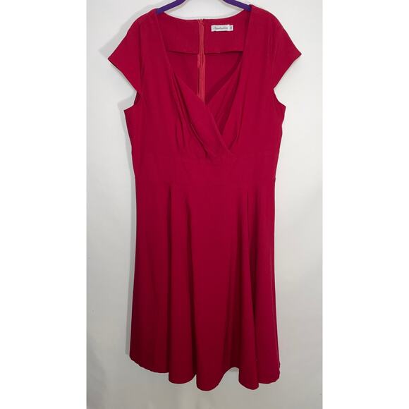 Bbonlinedress Retro 50's Cocktail Dress - Women's Size 2XL - Has Stretch & Swing - Picture 1 of 10